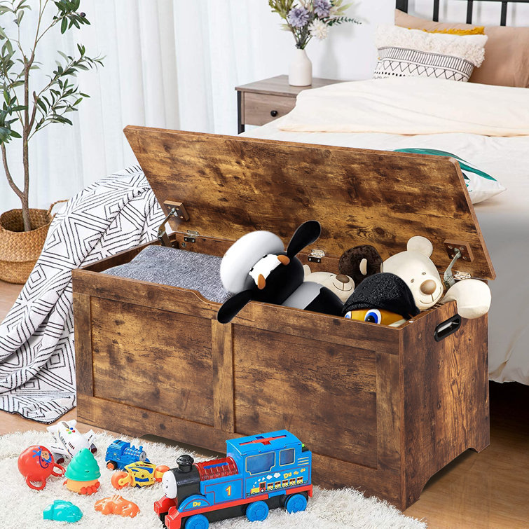 Oak blanket box online with cushion